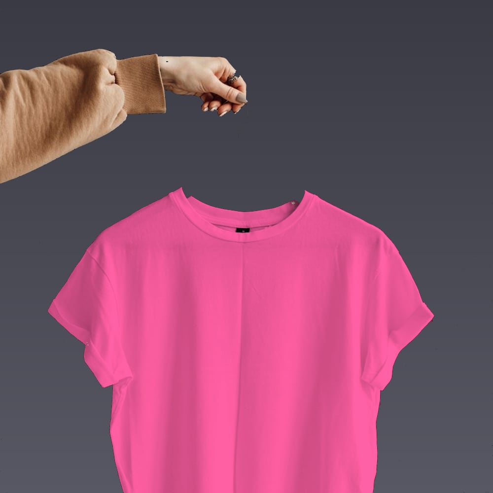 👕 Classic T-Shirt - Rainbow Pink
